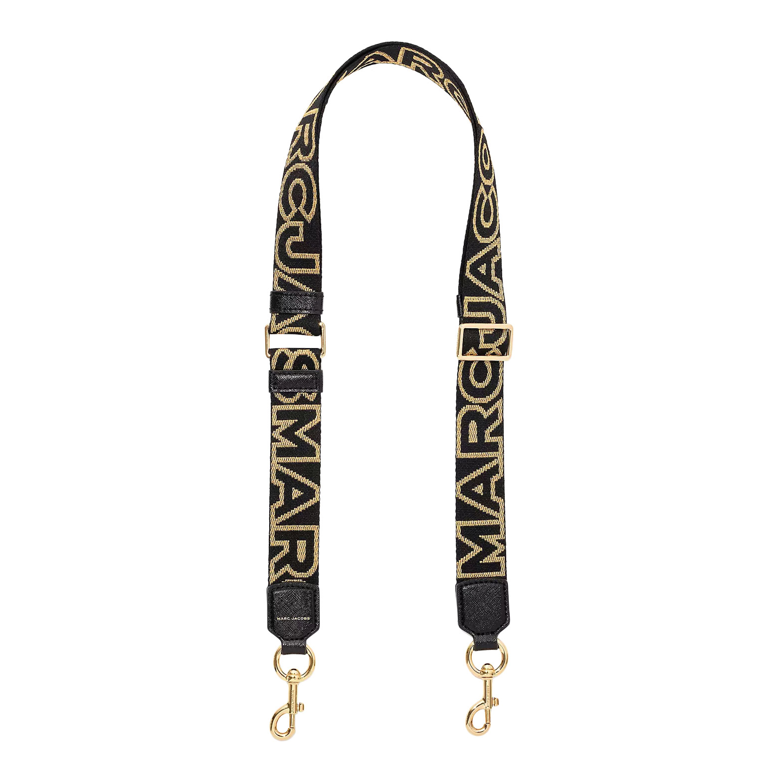 MARC JACOBS The Thin Outline Logo Webbing Strap